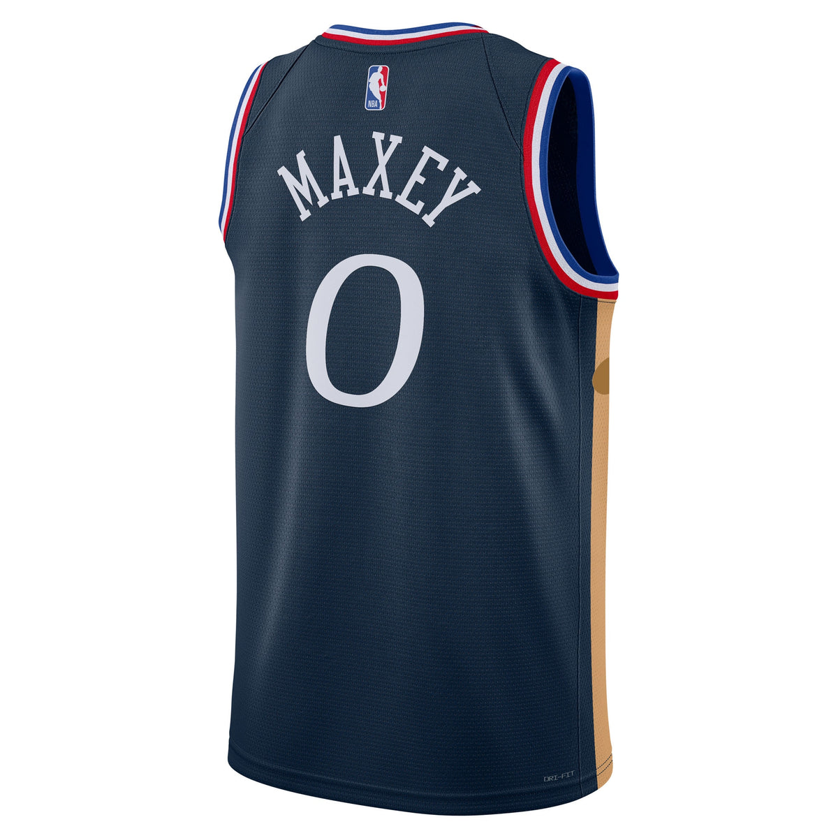 Philadelphia 76ers Tyrese Maxey Nike 2025/26 City Swingman Jersey - Navy - Unisex