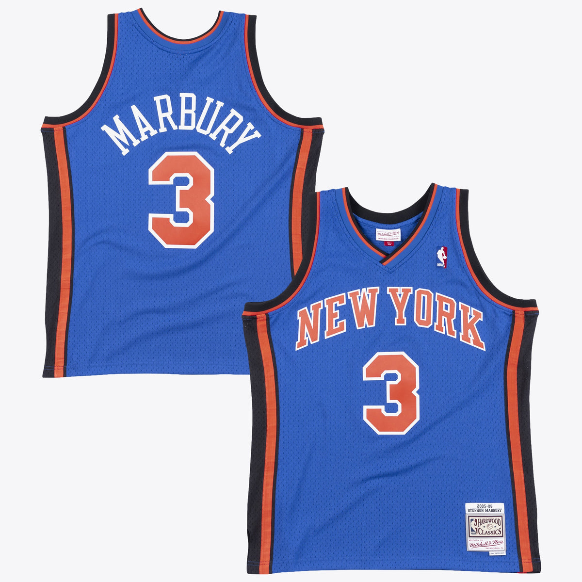 New York Knicks Stephon Marbury Mitchell & Ness 2006 Swingman Authentic Jersey - Royal Blue