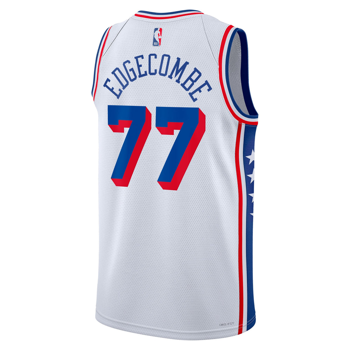 Philadelphia 76ers VJ Edgecombe Nike Association Swingman Jersey - White - Unisex