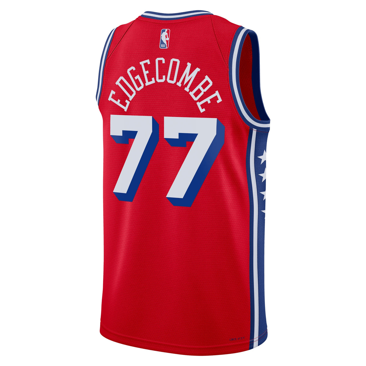 Philadelphia 76ers VJ Edgecombe Jordan Statement Swingman Jersey - Red - Unisex