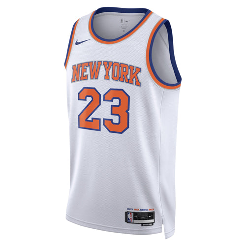 New York Knicks Mitchell Robinson Nike Association Swingman Jersey - White - Unisex
