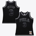 Philadelphia 76ers Allen Iverson Mitchell & Ness 1996 Contrast 2K Swingman Jersey - Black