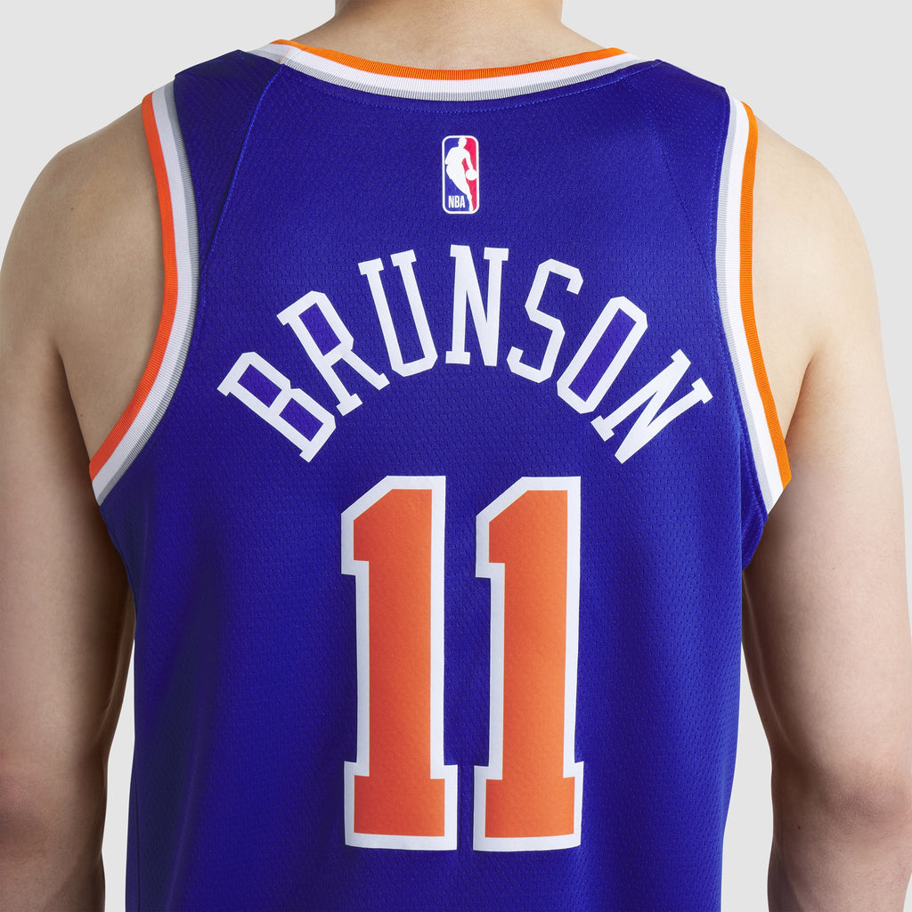 New York Knicks Jalen Brunson Nike Replica Icon Swingman Jersey - Unisex