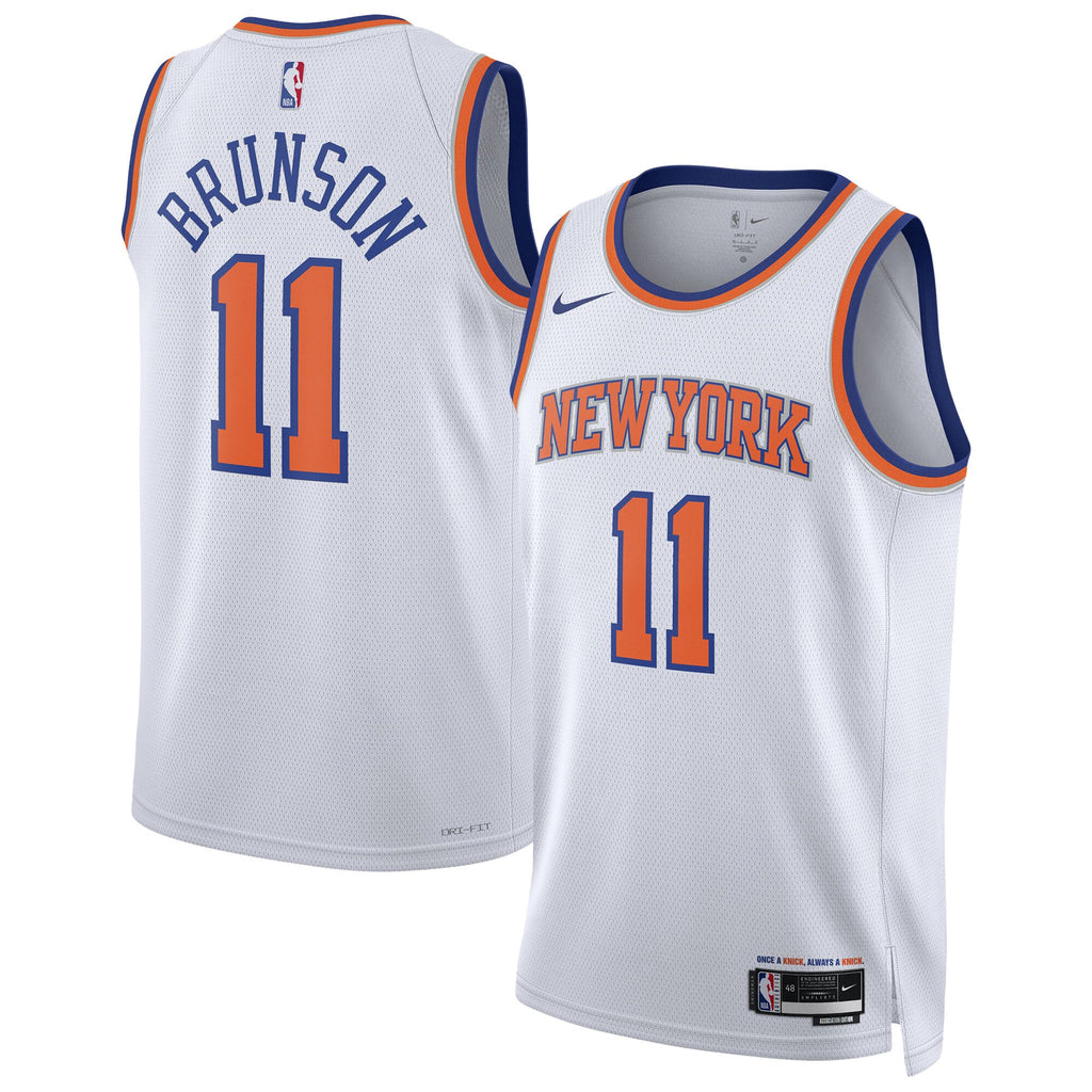 New York Knicks Jalen Brunson Nike Association Swingman Jersey - Unisex