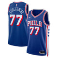 Philadelphia 76ers VJ Edgecombe Nike Icon Swingman Jersey - Royal - Unisex