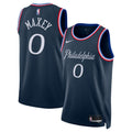 Philadelphia 76ers Tyrese Maxey Nike 2025/26 City Swingman Jersey - Navy - Unisex