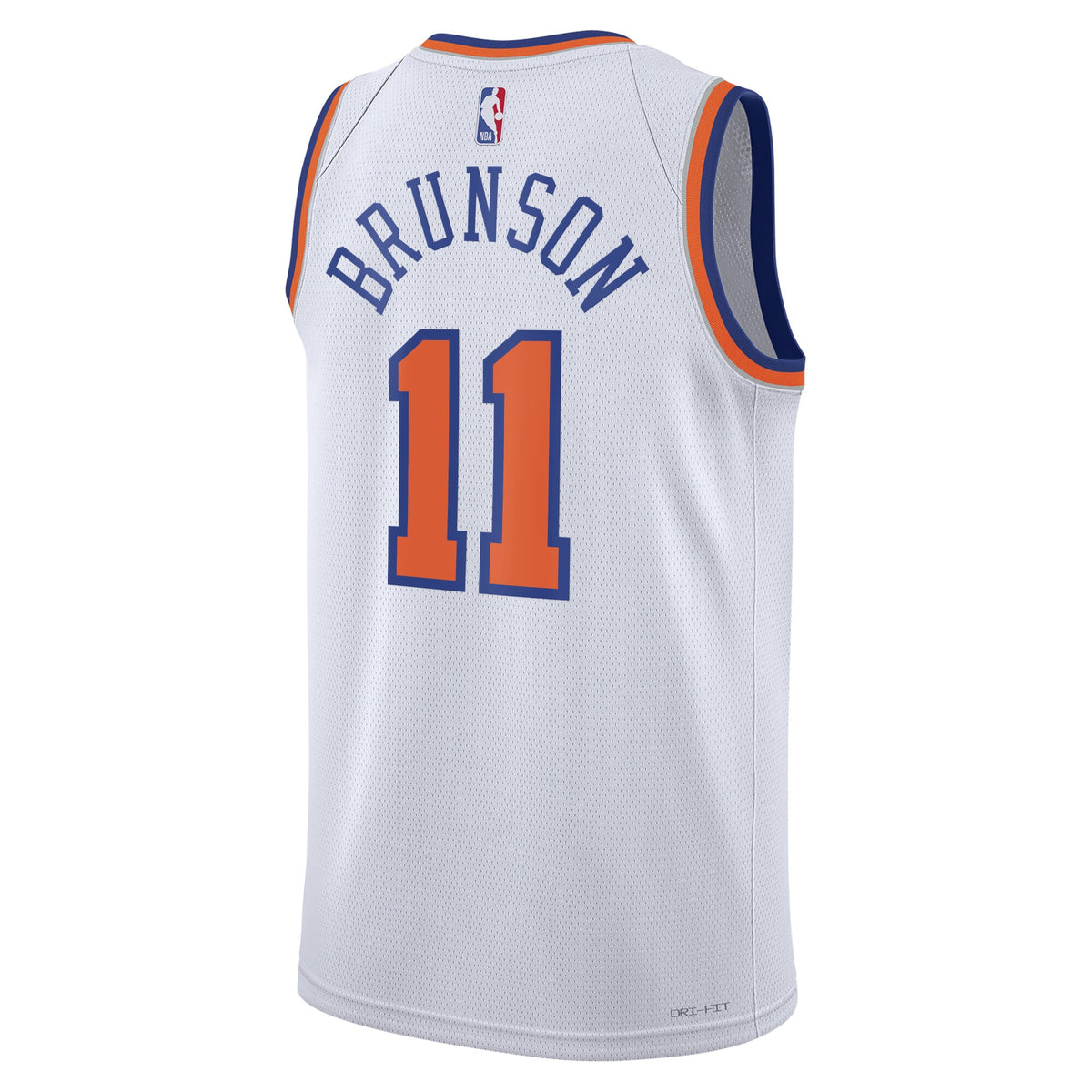 New York Knicks Jalen Brunson Nike Association Swingman Jersey - White - Unisex