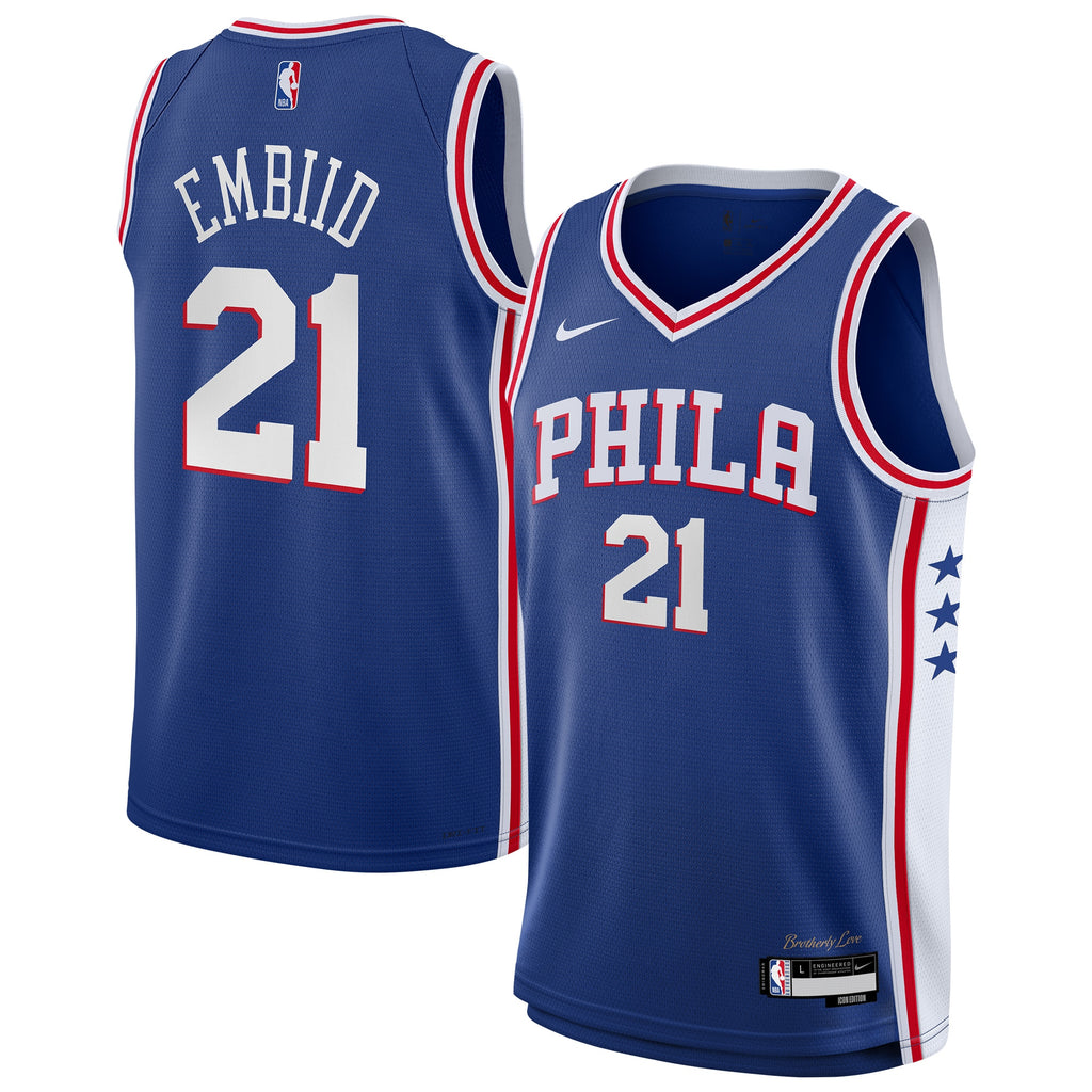 Philadelphia 76ers Joel Embiid Icon Swingman Jersey - Youth