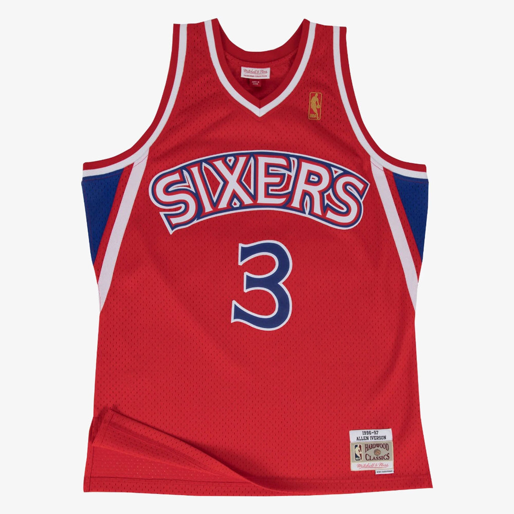 Philadelphia 76ers Allen Iverson Mitchell & Ness 1996-97 Road Swingman Jersey