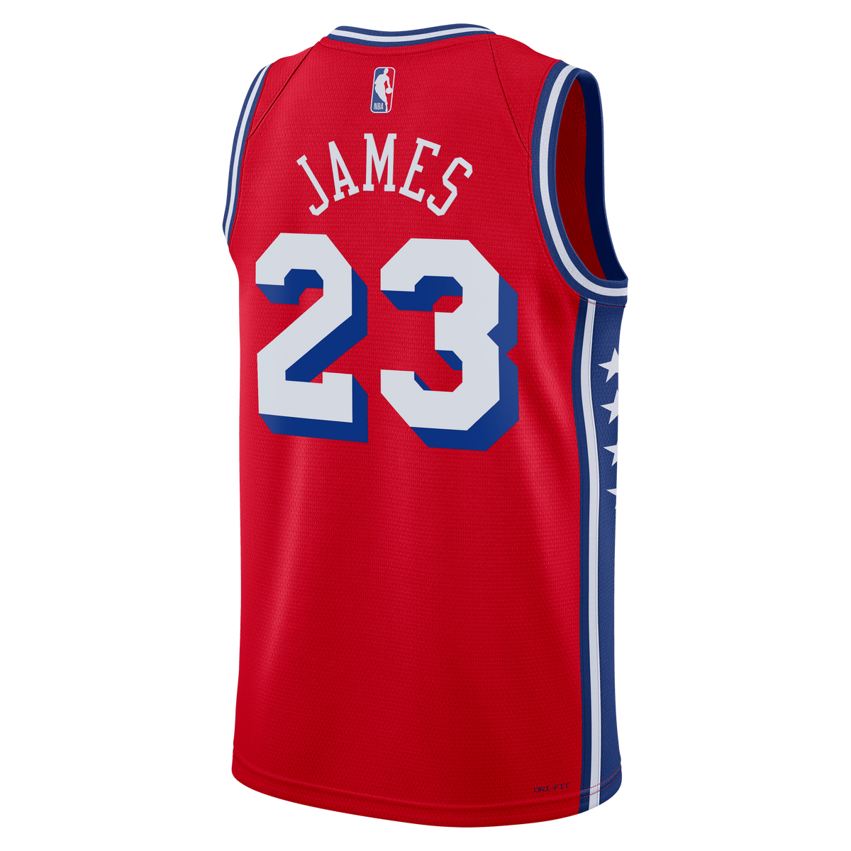 Philadelphia 76ers LeBron James Jordan Statement Swingman Jersey - Red - Unisex