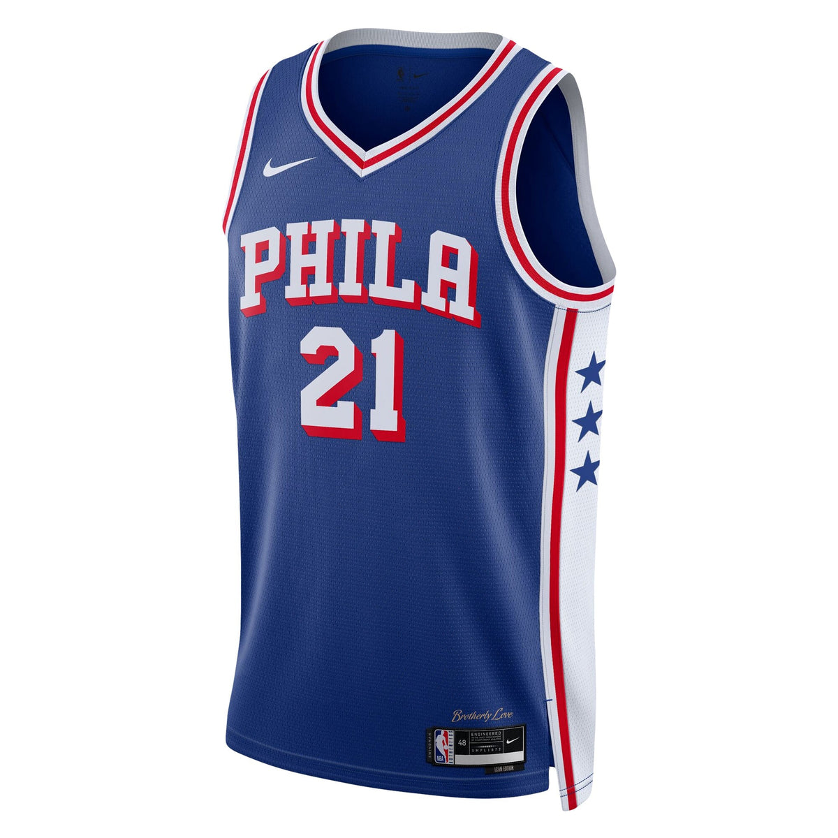 Philadelphia 76ers Joel Embiid Nike Icon Swingman Jersey - Unisex