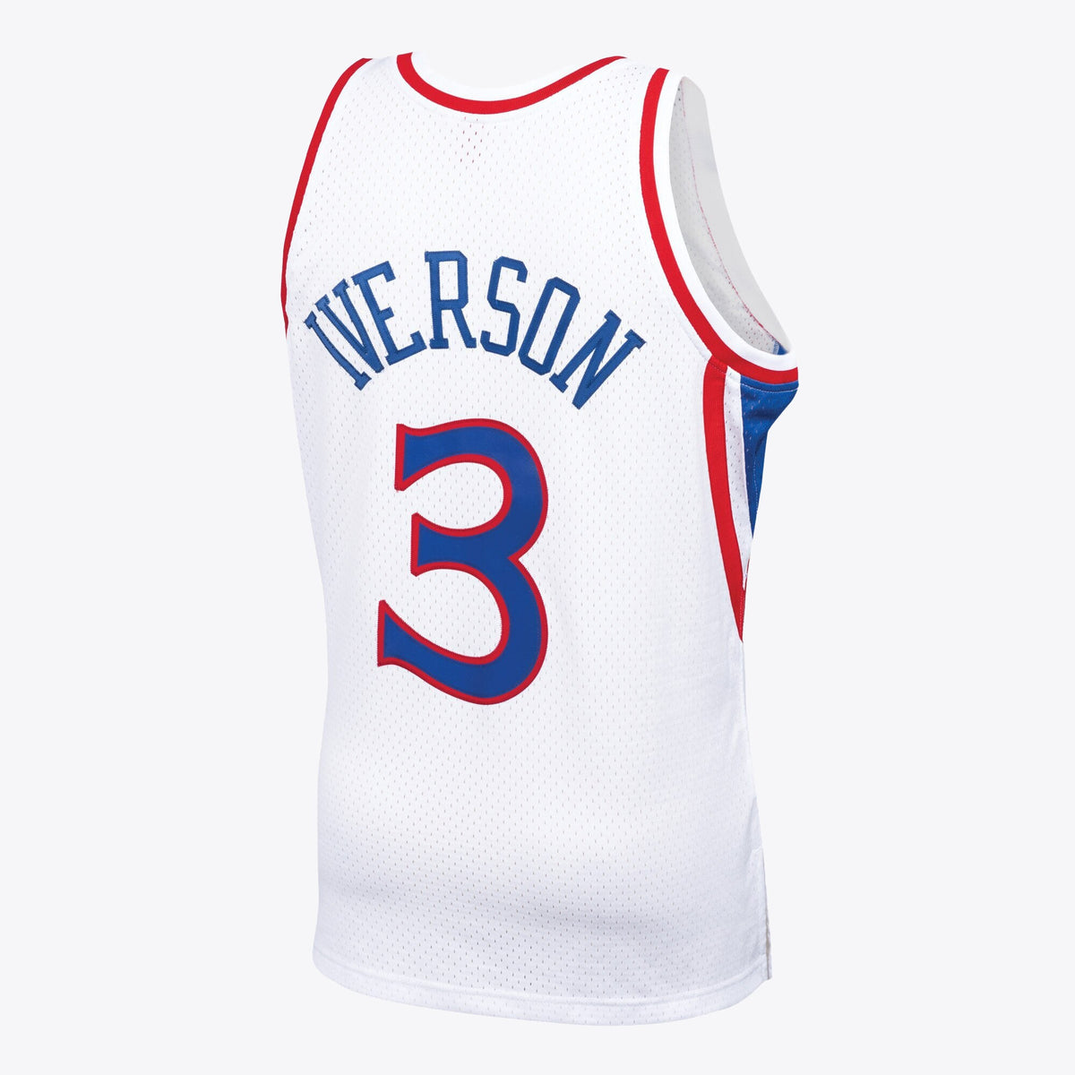 Philadelphia 76ers Allen Iverson Mitchell & Ness 1996 Swingman Jersey - White - Men's