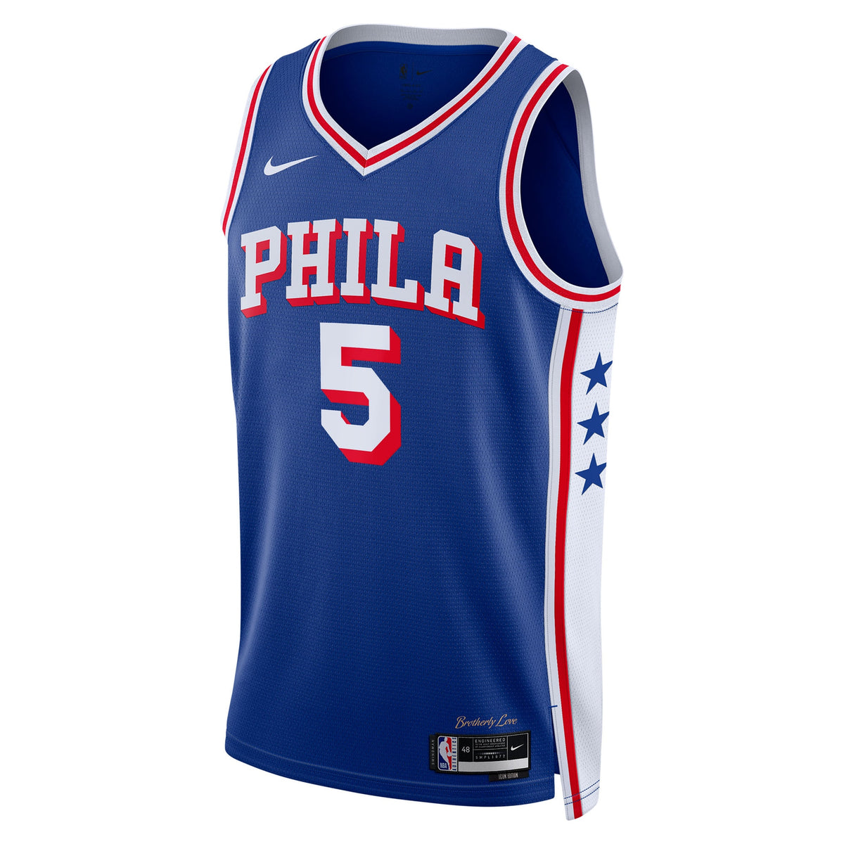 Philadelphia 76ers Quentin Grimes Nike Icon Swingman Jersey - Royal - Unisex
