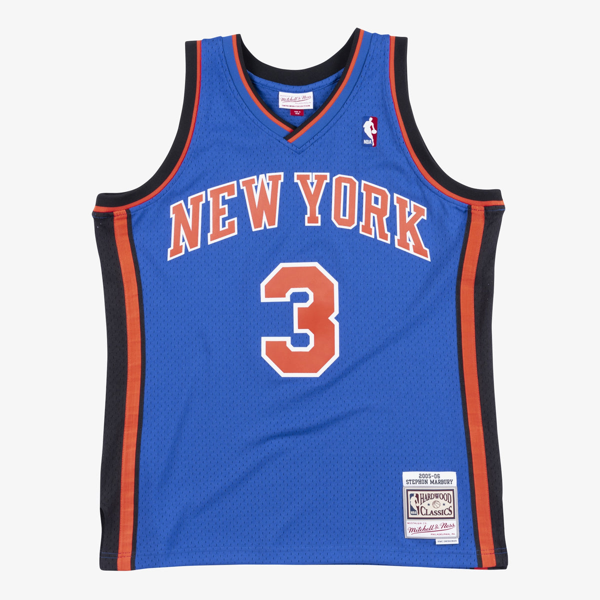 New York Knicks Stephon Marbury Mitchell & Ness 2006 Swingman Authentic Jersey - Royal Blue