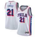 Philadelphia 76ers Joel Embiid Nike Association Swingman Jersey - White - Youth