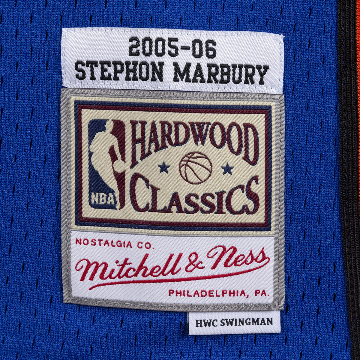 New York Knicks Stephon Marbury Mitchell & Ness 2006 Swingman Authentic Jersey - Royal Blue