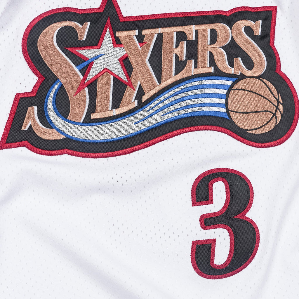 Philadelphia 76ers Allen Iverson Mitchell & Ness 1997 Authentic Jersey - White