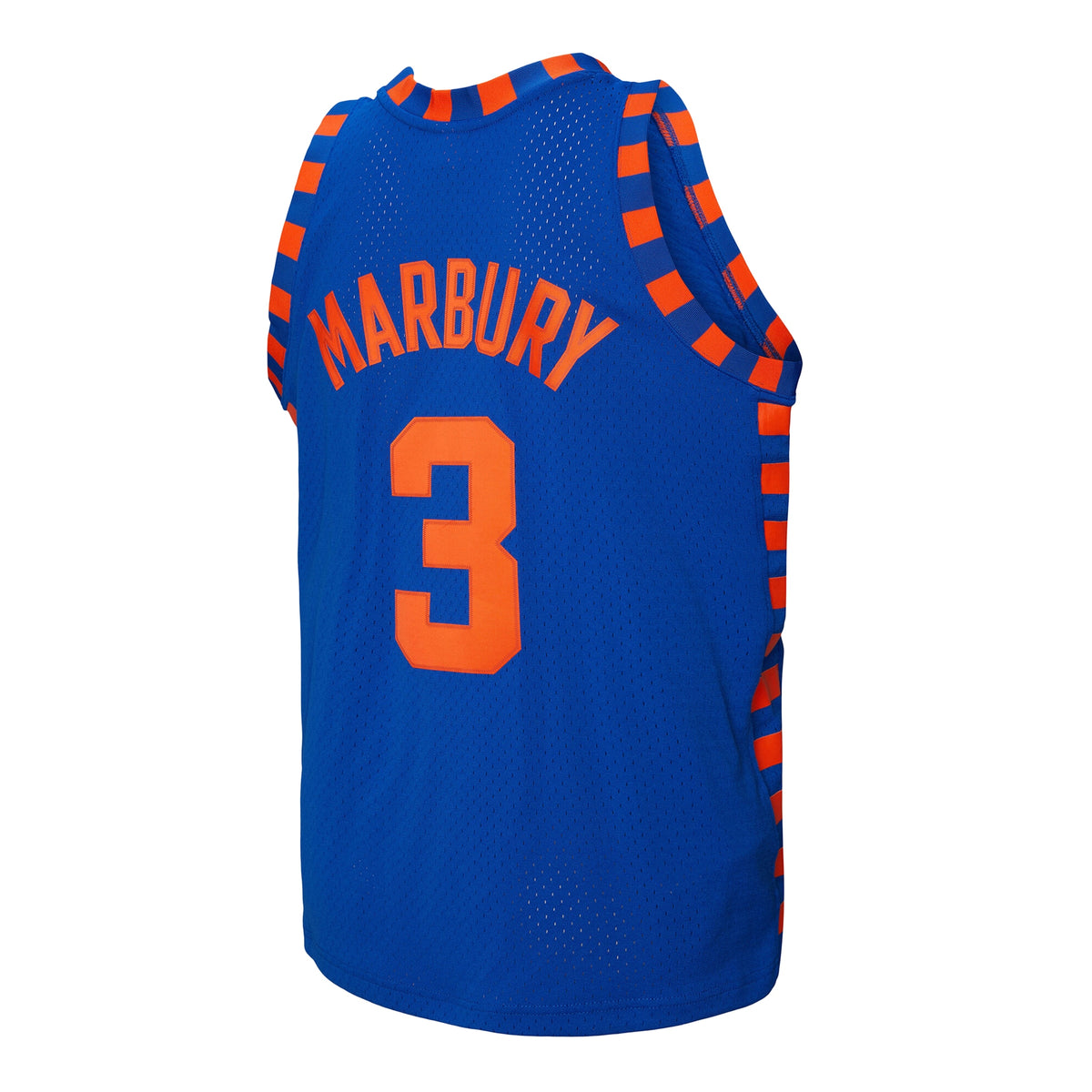 New York Knicks Stephon Marbury Mitchell & Ness 2005/06 Hardwood Classics Swingman Jersey - Blue - Men's