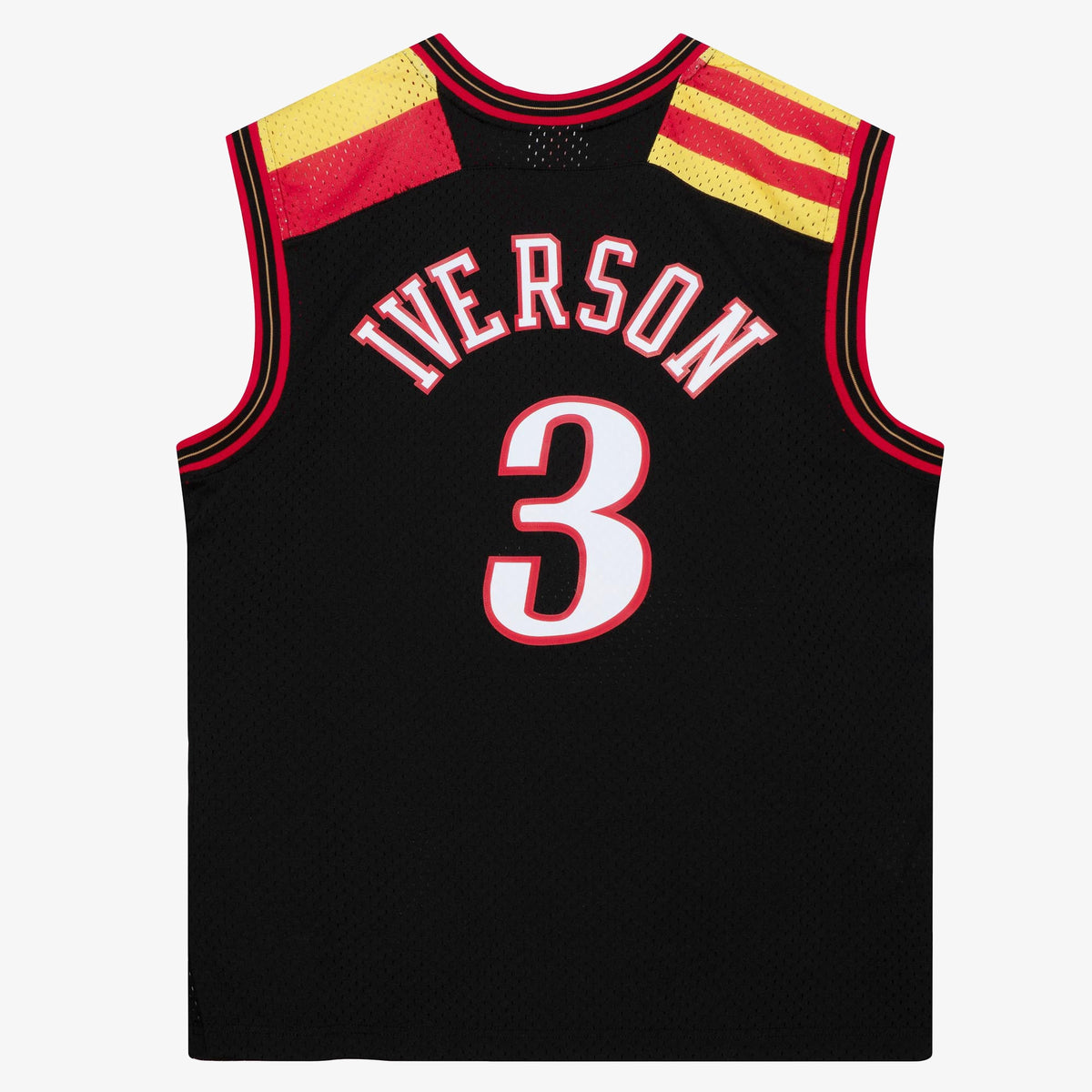 Philadelphia 76ers Allen Iverson Mitchell & Ness 2006 Alternate Spain Authentic Jersey - Black