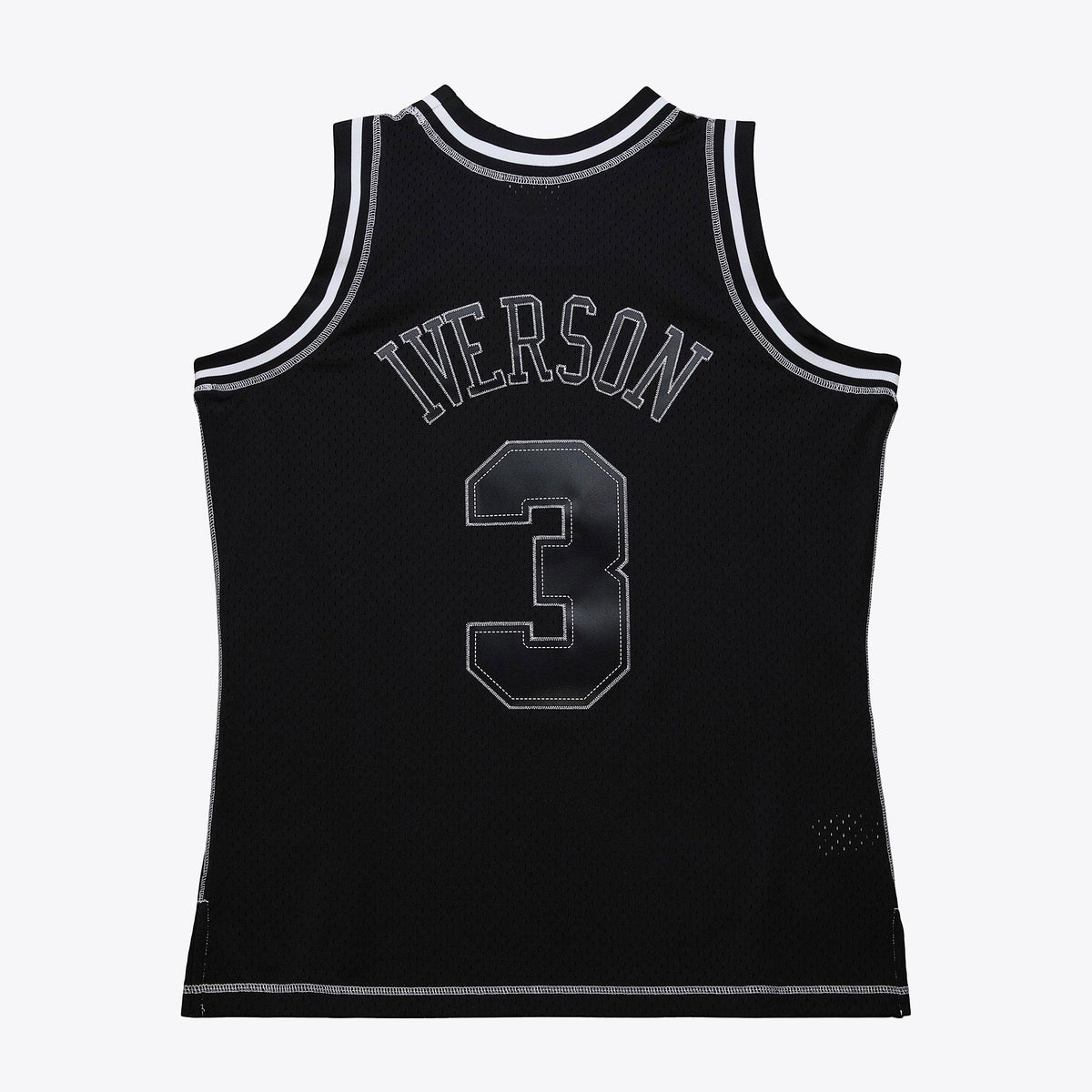Philadelphia 76ers Allen Iverson Mitchell & Ness 1996 Contrast 2K Swingman Jersey - Black