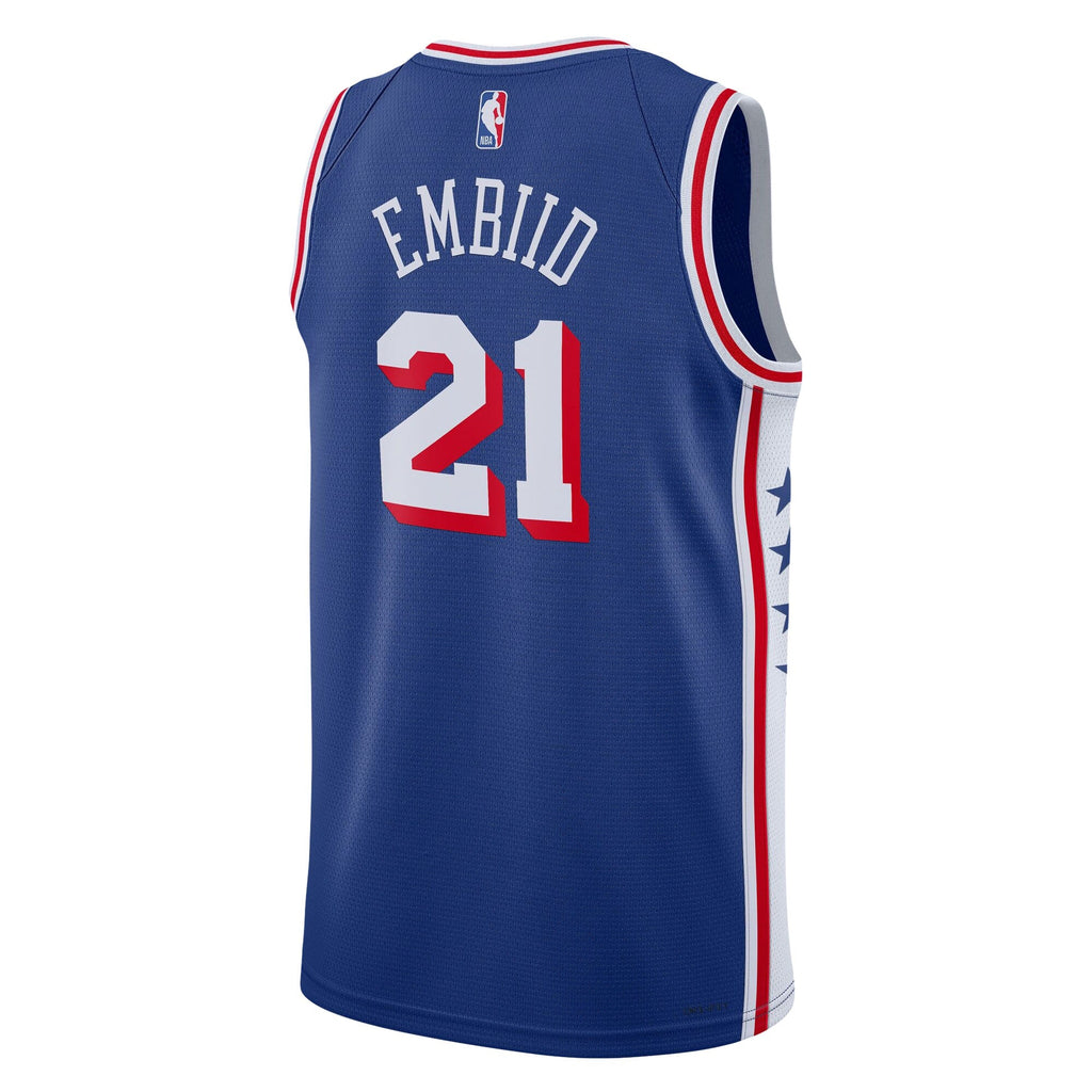 Philadelphia 76ers Joel Embiid Nike Icon Swingman Jersey - Unisex