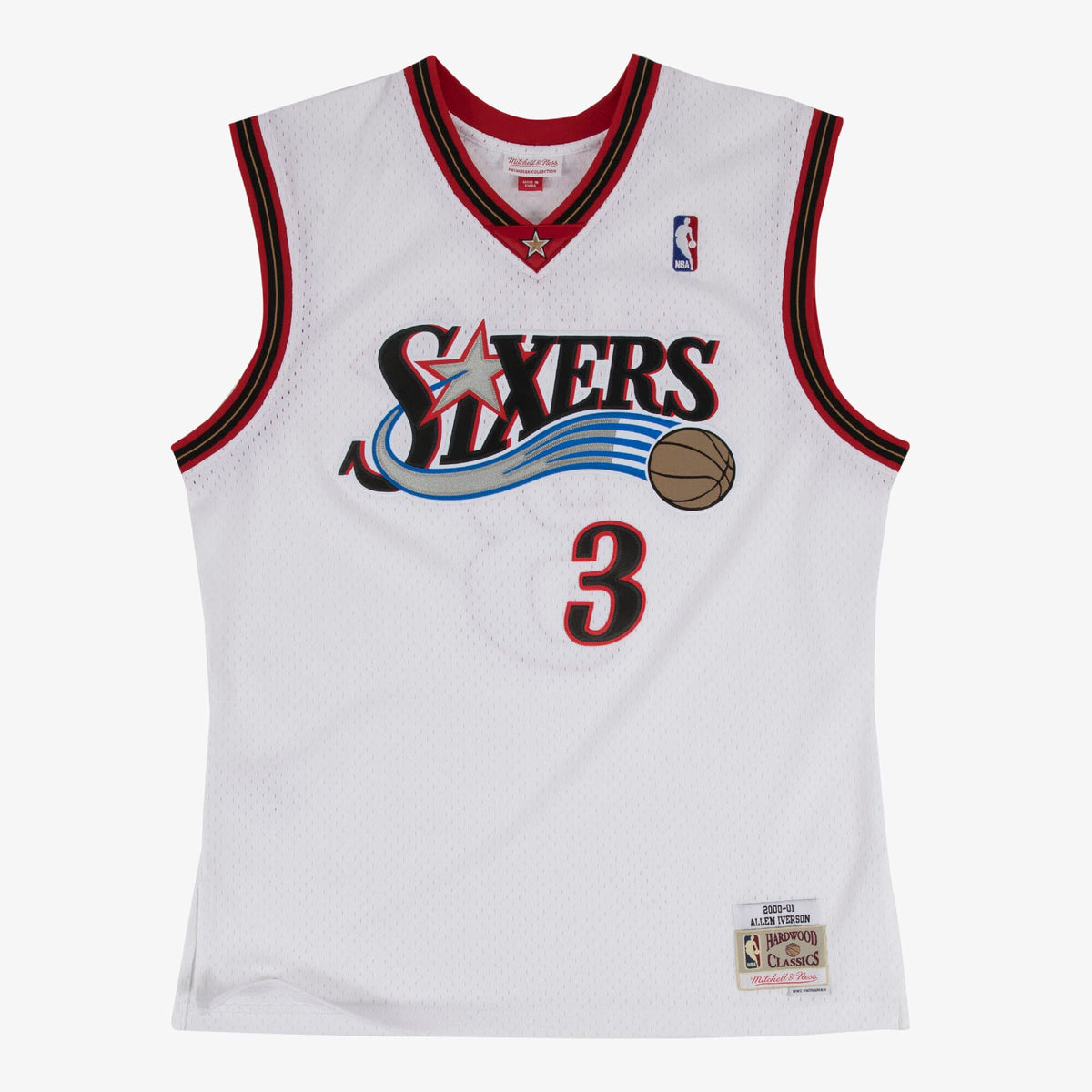 Philadelphia 76ers Allen Iverson Mitchell & Ness 2000-01 Home Swingman Jersey