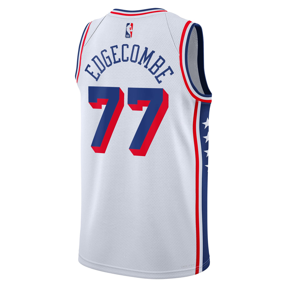 Philadelphia 76ers VJ Edgecombe Nike Association Swingman Jersey - White - Youth