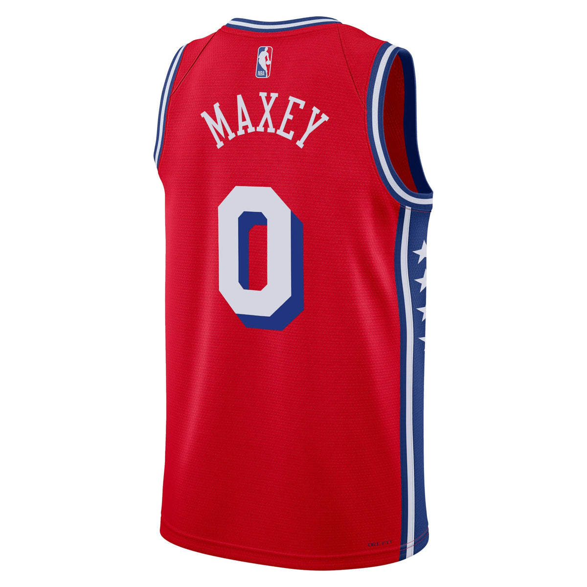 Philadelphia 76ers Tyrese Maxey Jordan Statement Swingman Jersey - Red - Unisex