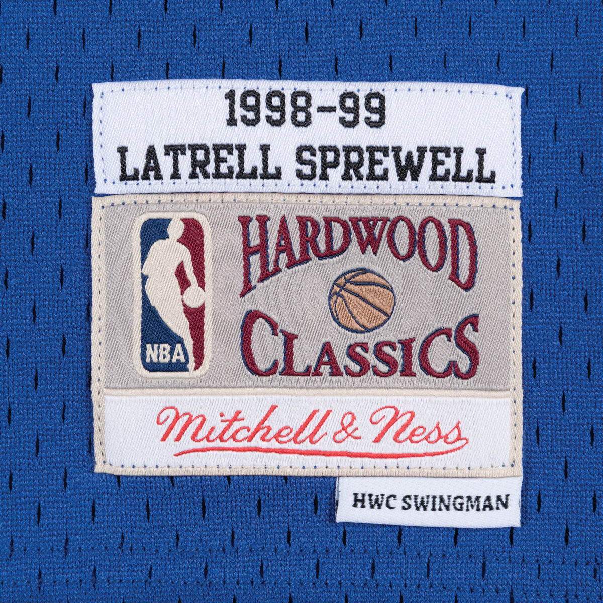 New York Knicks Latrell Sprewell Mitchell & Ness 1998-99 Road Swingman Jersey