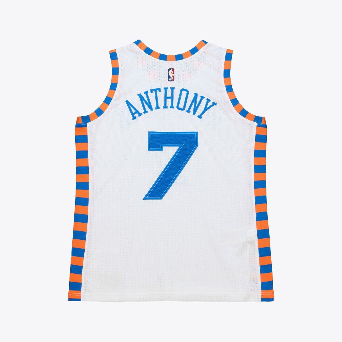 New York Knicks Carmelo Anthony Mitchell & Ness 2015-16 Hardwood Classics Authentic Jersey - White - Men's